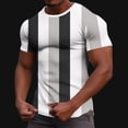 thumbnail image 6 of USNSM (S-5XL) Men's Big and Tall T Shirts Sport Long Sleeve Color Block Tops Casual Muscle Fit Crewneck T-Shirt Lightweight Quick Dry Tee Top White XXXL, 6 of 6