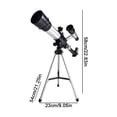 thumbnail image 3 of Beginner Astronomical Telescope for Kids - Early Science Education Toy with Portable Tripod & Accessories - STEM Learning Gift, 3 of 8