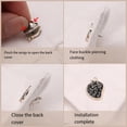 thumbnail image 4 of Jumpingount 100 Uds. Juego de botones de broche para gemelos de costura gratis, ropa desmontable para evitar la exposición, ropa ajustable fija Accesorios de disfraces Tipo 1, 4 of 6