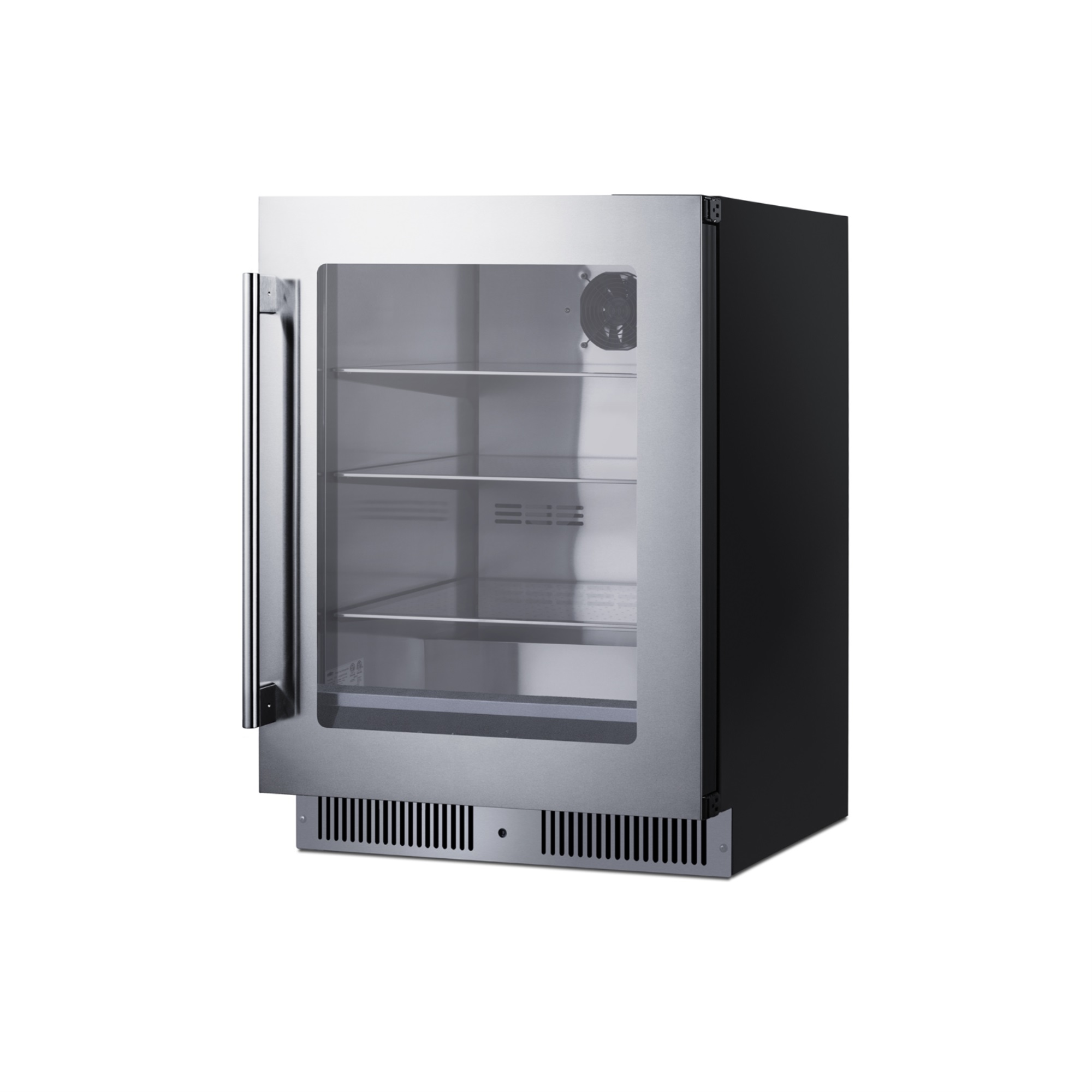 Summit Sdhg2443lhd 24" Wide 80 Can Capacity Beverage Cooler - Glass