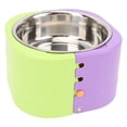thumbnail image 1 of Adjustable Height Pet Bowl, Stainless Steel Feeder for Cat Dog Puppy, Fun Design with Unique Shape, Suitable for All Pets, with 3 Levels Adjustable Height, 1 of 7