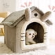 thumbnail image 2 of Cama para Perros/Gatos, Cama Plegable Extraíble y Lavable para Mascotas, Caseta para Gatos, Perrera para Casa para Perros, para Gatos Interior S, 2 of 7