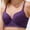Purple, variant on Women's Exquisite Lace Underwire Push Up Bra Elegant Supportive Design Comfortable Full Coverage Perfect For Daily Fashion Wear Black 90C