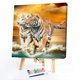 thumbnail image 2 of Kit de pintura por números DIY Tigre mano aceite arte imagen artesanía hogar pared decoración Hugtrwg Para estrenar, 2 of 9
