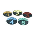 thumbnail image 2 of Almencla Basketball Markers Non Slip Practice Gym PVC Soccer Skill Training Mats 1 to 5, 2 of 8