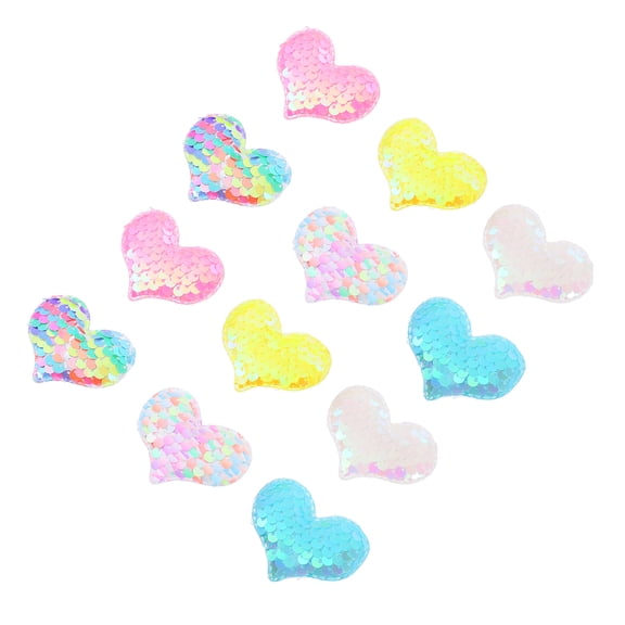 MERRYHAPY 12 Pcs Heart Shaped Metal Snap Barrettes Hair Clips for Girls Assorted Colors Fashionable Hair Accessories