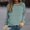 Army Green, variant on Ayfxijin Pullover Sweaters for Women,Women's Winter Halloween Hoodless Long Sleeve O-Neck Loose Printed Sweatshirts
