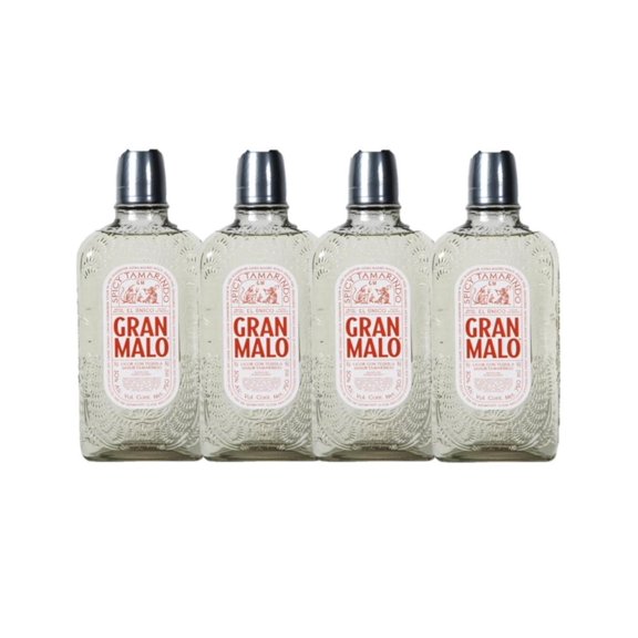 Pack de 4 Licor de Tequila Gran Malo Tamarindo 750 ml