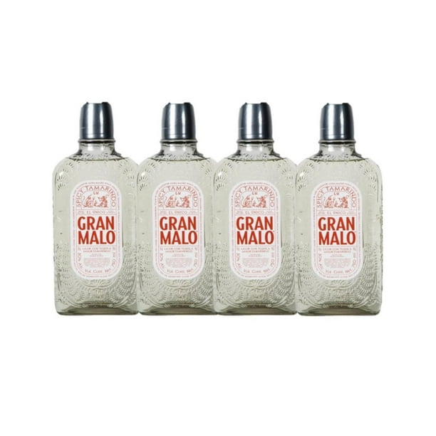 Pack de 4 Licor de Tequila Gran Malo Tamarindo 750 ml