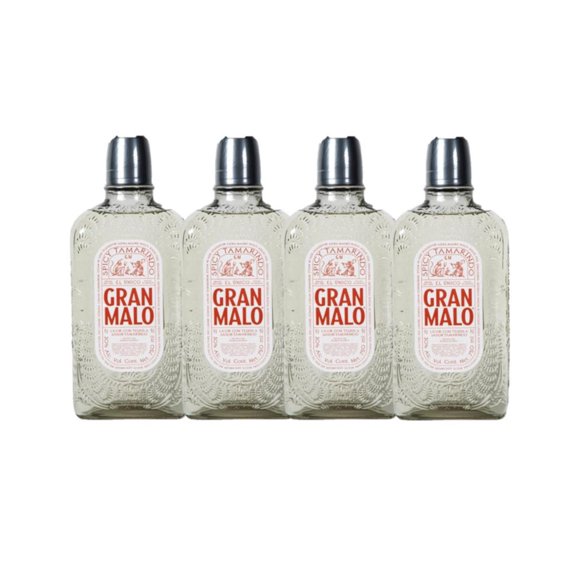 Pack de 4 Licor de Tequila Gran Malo Tamarindo 750 ml