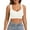 White, variant on ALLLIST Bras for Women Cotton Plus Size Wirefree Bralette Gray Seamless Plian T-Shirt Bras for Ladies Size L