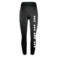 thumbnail image 4 of lcziwo Womens Compression Athletic Yoga Pants Fashion Graphic Print Leggings Casual Stretch High Waisted Workout Legging Pant for Gym Running Black XL, Sales for Today on Walmart, 4 of 5