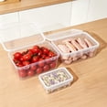 thumbnail image 4 of EYNMVR Clear Food Storage Container, Rectangular Airtight Transparent Fresh-Keeping Box for Kitchen Refrigerator Organization, 4 of 5