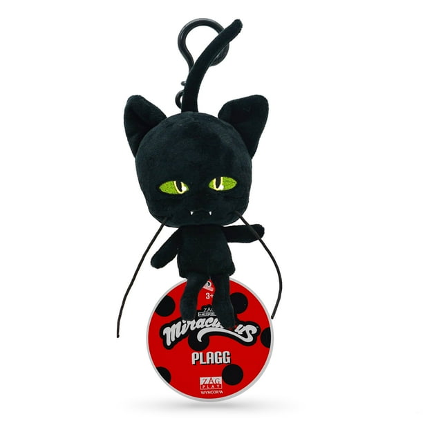 Peluche Miraculous Ladybug Kwami Lifesize Plagg 12 cm Wyncor