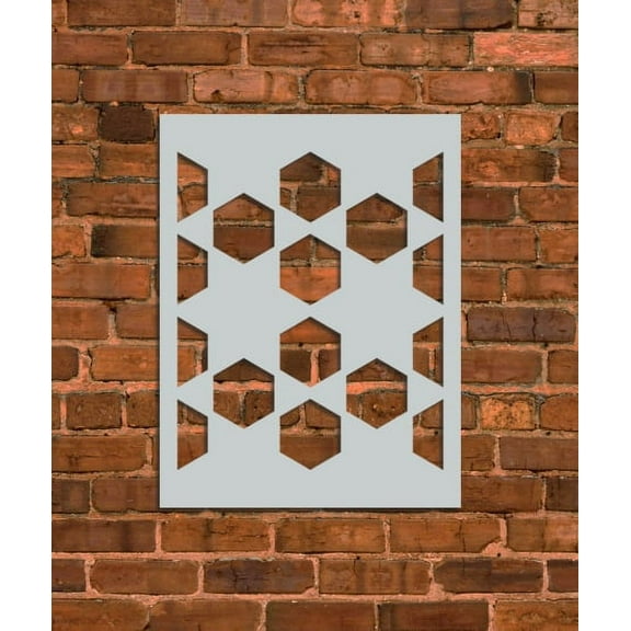Hexagon Star Stencil