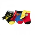 thumbnail image 1 of DC Comics Hero Logo Sock Booties 3-Pack, 1 of 3