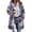 Purple-09, variant on Perfectbot Women's Long Plaid Flannel Shacket Wool Blend Long Sleeve Casual Fall Jacket