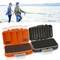 thumbnail image 1 of Fishing Tackle Box Sturdy Lightweight Portable Thicken Texture Multifunctional Shockproof ABS Double-open Fishing Box Flies Accessories, 1 of 7