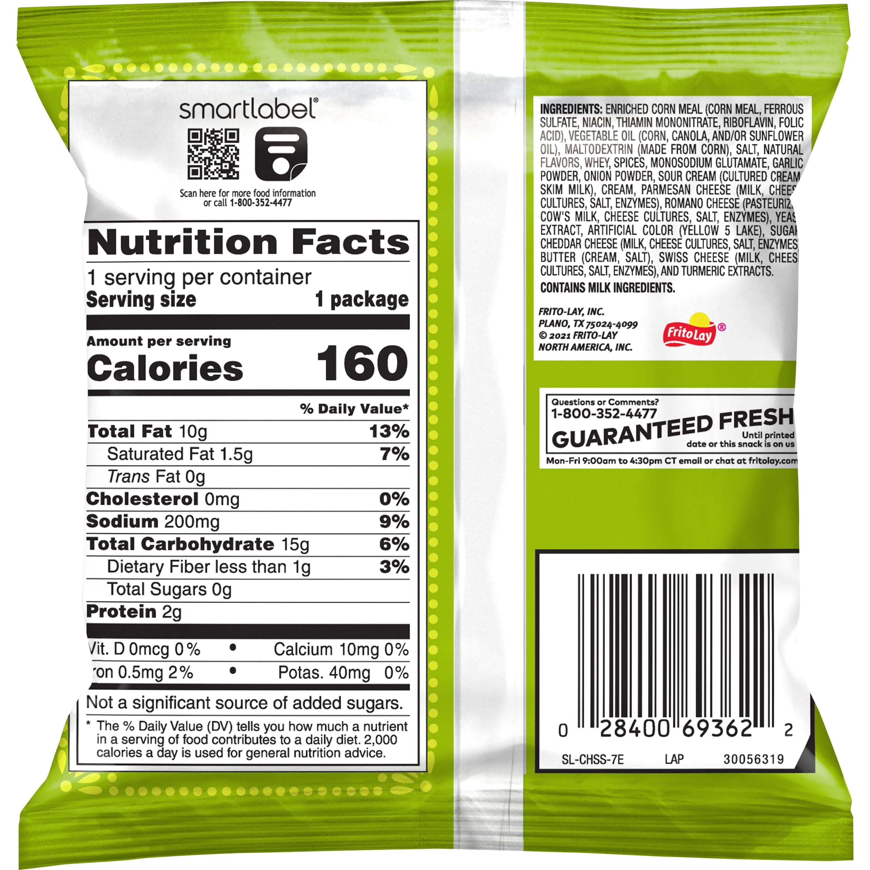 Cheetos Cheese Flavored Snacks Mexican Street Corn Flavored Puffed Snacks Chips, 1oz
