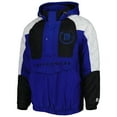 thumbnail image 2 of Men's Starter Blue/Black TRACKHOUSE RACING The Body Check Half-Snap Pullover Jacket, 2 of 4