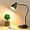 Matt Black, variant on Cute Desk Lamp with USB Charging Port, Pink Lamp 3 Color Modes Dimmable LED Reading Lamp, Flexible Gooseneck Auto Dimming Table Task Light for Home Office Dorm Bedside, Pink