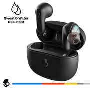 Skullcandy Rail XT True Wireless Inner Ear Earbuds with Skull-iQ, True Black