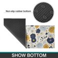 thumbnail image 6 of Pioneer Flower Floral Print Pattern Kitchen Rugs Sets Of 2, Anti Fatigue Non Slip Washable Floor Mats for Kitchen Sink Laundry, 17X30 Inch + 17X47 Inch, 6 of 6