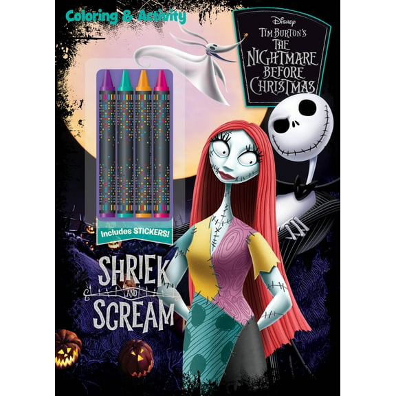Disney Tim Burton's the Nightmare Before Christmas: With Big Crayons!, 48 pages (Paperback)