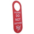 thumbnail image 1 of unbranded Señal De Puerta Doble Cara Cuero Para Molestar Y Favor De Tocar Puerta, 1 of 6