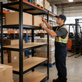 thumbnail image 5 of Jopath 5 Tier Storage Shelving Unit Adjustable Garage Storage Utility Rack Heavy Duty Shelves Organization Multipurpose Shelf for Warehouse Basement Pantry Black 71 "H x 35.5 "W x 15.8" D, 5 of 9