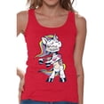 thumbnail image 1 of Awkward Styles Halloween Sleeveless Shirt Zombie Unicorn Tank Top for Women, 1 of 4