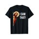 thumbnail image 1 of Men's T-shirts are made of 100% cotton,Funny Quote Jesus Meme I Saw That Christian T-Shirt, 1 of 6