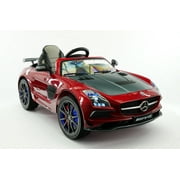 Mercedes SLS AMG Final Edition 12V Kids Ride-On Car with Parental Remote | Cherry Red