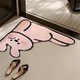 thumbnail image 5 of Tuvgenk Waterproof Bathroom Rugs Non Slip Quick Dry Bath Mat 2'X2' Pink Small Novelty Shower Mat, 5 of 6
