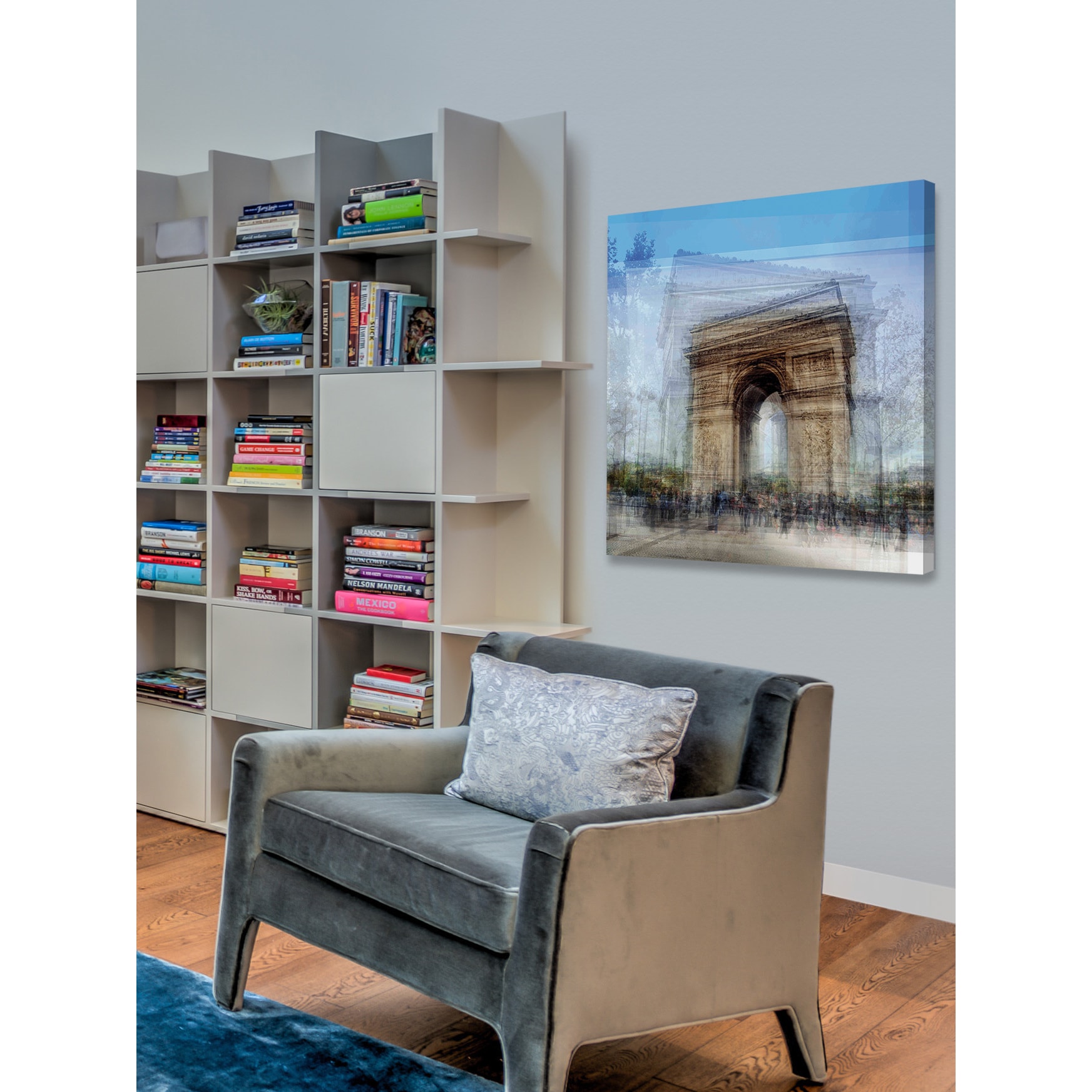 "Arc Du Triomphe" Painting Print on Wrapped Canvas
