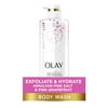 Olay Exfoliating & Revitalizing Women's Body Wash, Himalayan Salt & Pink Grapefruit, All Skin Types, 20 fl oz