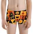 thumbnail image 5 of Yiaed Halloween Banner Symbols Print Boys' Boxer Briefs Cotton Casual Stretch Comfort Boys Boxers - Kids Boxer Briefs Underwear for Boys (6-18)-X-Large, 5 of 5