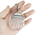 thumbnail image 1 of Thumb 8 Key  Mini Thumb Piano Finger Piano Transparent Acrylic Finger Keyboard Musical Instrument, 1 of 7