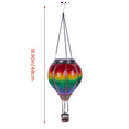 thumbnail image 2 of Hot Air Balloon Solar Lantern Lights Outdoor Hanging for Garden Yard Patio Porch Decor, 2 of 6