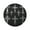 The Cross Designs, variant on Round Placemat Heat Resistant & Wrinkle-Free Dining Table Decor Placemat For Home & Weddings Teal Blue and Beige