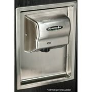 American Dryer Recess Kit For ExtremeAir And Global Hand Dryers, Stainless Steel, ADA-RK