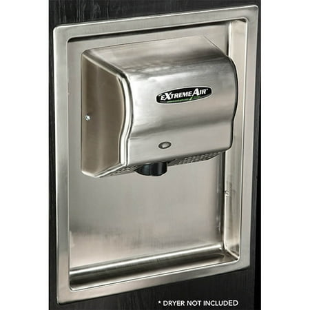 American Dryer Recess Kit For ExtremeAir And Global Hand Dryers, Stainless Steel, ADA-RK