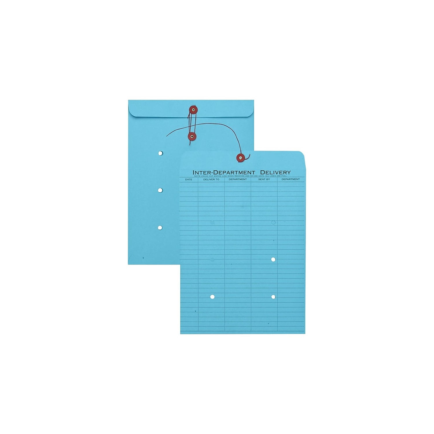 Quality Park, QUA63577, Inter-Department Colored Envelopes, 100 / Box, Blue