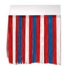 Patriotic Red, White & Blue Fringe Table Skirt