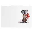 thumbnail image 3 of DistinctInk Greeting Card / Note Card - Valentine's Day Great Dane - PACK of 5, 3 of 7