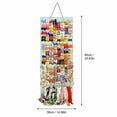 thumbnail image 3 of Bow Holder For Girls Hair Bows Clips Large Capacity Wall Mount Organizer With Hanging Rope For Sorting Hair Accessories Bedroom Wall Display (Cyan), 3 of 6
