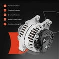 thumbnail image 6 of A-Premium Alternator Compatible with Dodge Ram 2500 2002-2003 8.0L, Ram 3500 2002-2003 8.0L, 12V 136A 7-Groove Pulley Clockwise, Replace# 0124525007, 56028560AA, 6 of 9