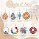 thumbnail image 5 of Pendientes Con Pintura Diamantes 8 Pares Elegantes Doble Cara para Elaboración Joyas, 5 of 9