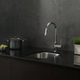 thumbnail image 5 of Kraus KPF-1622CH 15'' Chrome Solid Brass Deck Mount Pull Out Kitchen Faucet, 5 of 7