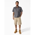thumbnail image 2 of Men's Genuine Dickies 1/4 Zip Short Sleeve Workwear Shirt, 2 of 6